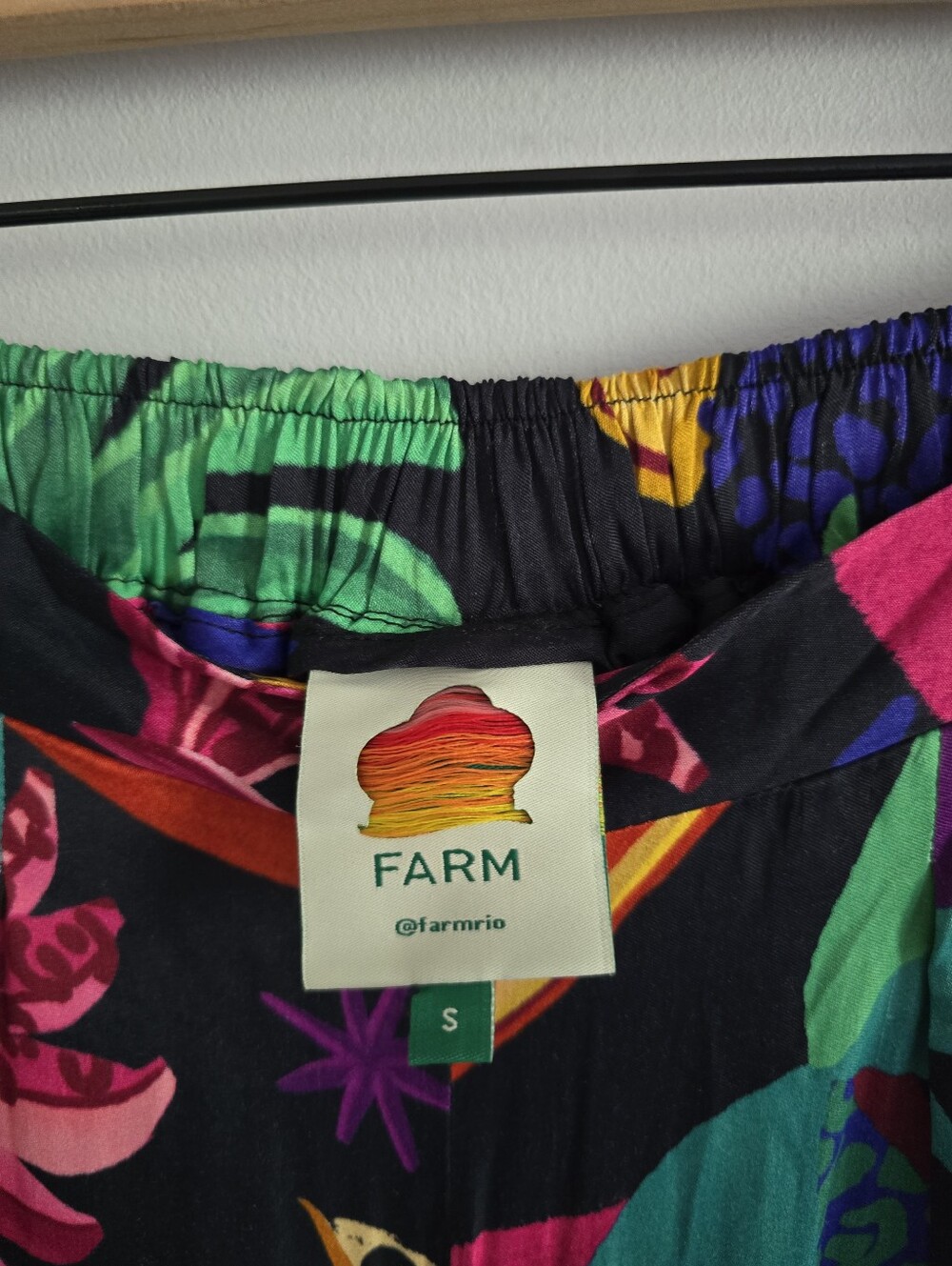 Farm Rio Mystic Jungle Print Wide Leg Pants Small - Picture 6 of 13